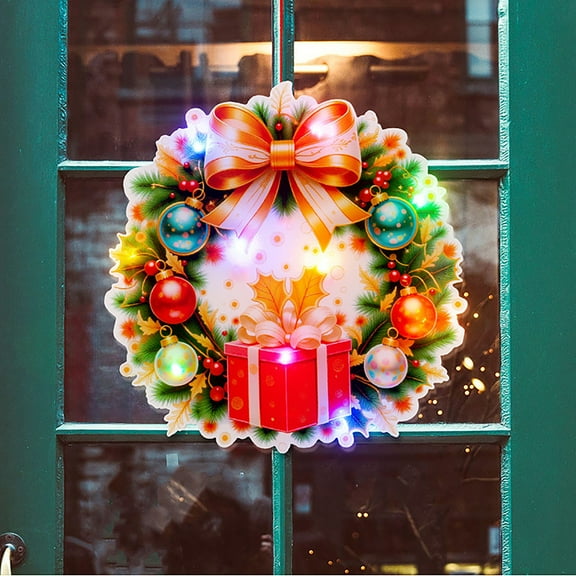 Miommo 1x pendant Santa Claus Light Up Door Hanging Ornament D