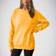 thumbnail image 4 of Qucoqpe - Camiseta de manga larga con cuello redondo para mujer, sudadera cálida de invierno con forro polar, blusa informal de color liso, blusas, tops amarillos 3XL, 4 of 8