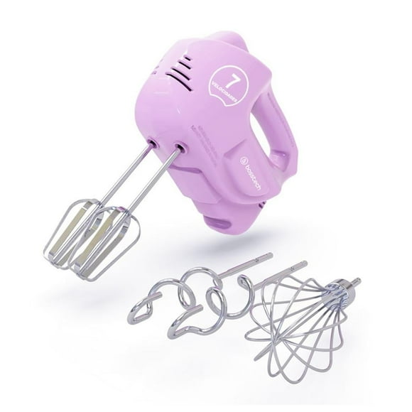 Batidora Bosstech 200 watts 7 velocidades con batidores,amasadores
y espumador