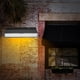 thumbnail image 5 of Lámpara de pared solar LED para exteriores Efecto de luz doble Inducción del cuerpo humano Control de luz inteligente Impermeable para jardín Patio Patio negro, 5 of 8
