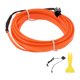 thumbnail image 1 of Cuerda de luz LED EL de 2m Unique Bargains, tira de luz de neón flexible para iluminación interior de automóviles, decoración para automóviles USB (5V) Naranja, 1 of 1