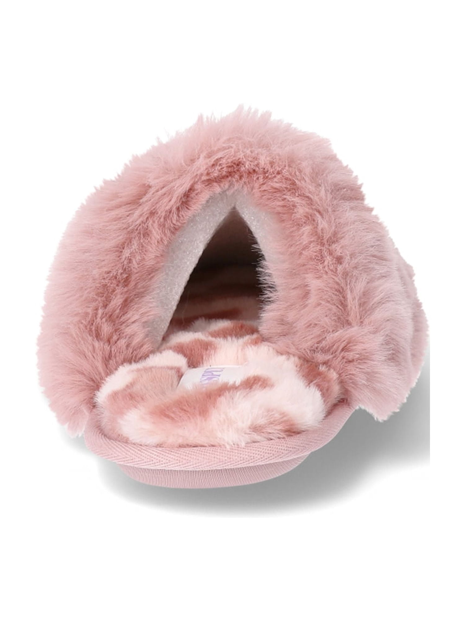 Joyspun Women's Plush Scuff Slippers