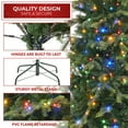 thumbnail image 4 of 6.5FT Pre-Lit Slim Aspen Fir Artificial Holiday Christmas Tree with Stand, 4 of 6
