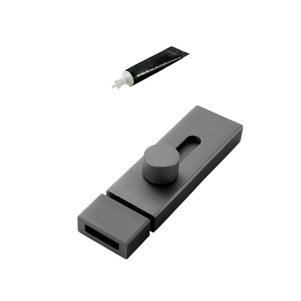 Pernos de puerta Cerraduras de perno de barril Cerradura de puerta de seguridad de aleación de aluminio Pestillo deslizante Puerta 100 mm gris