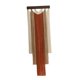 thumbnail image 5 of Adorno colgante de pared de macramé, arte de pared, decoración del hogar, fondo, tapiz tejido Naranja, 5 of 9