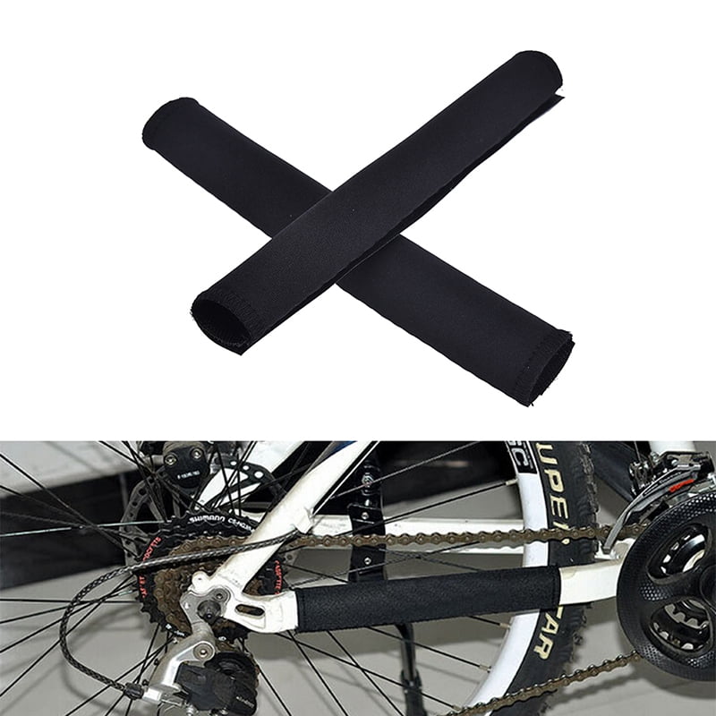 2 Pcs/set Bicycle Mountain Bike Frame Chain Stay Protector Guard Pad Cover Wrap 