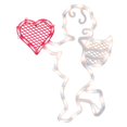 thumbnail image 1 of 17" Lumière de Saint-Valentin Coeur Cupidon Fenêtre Silhouette Décoration, 1 of 2