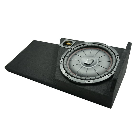 2014 - 2018 GMC Sierra Double Cab Kicker CompVT CVT10 Single 10 Sub Box 2 Ohm