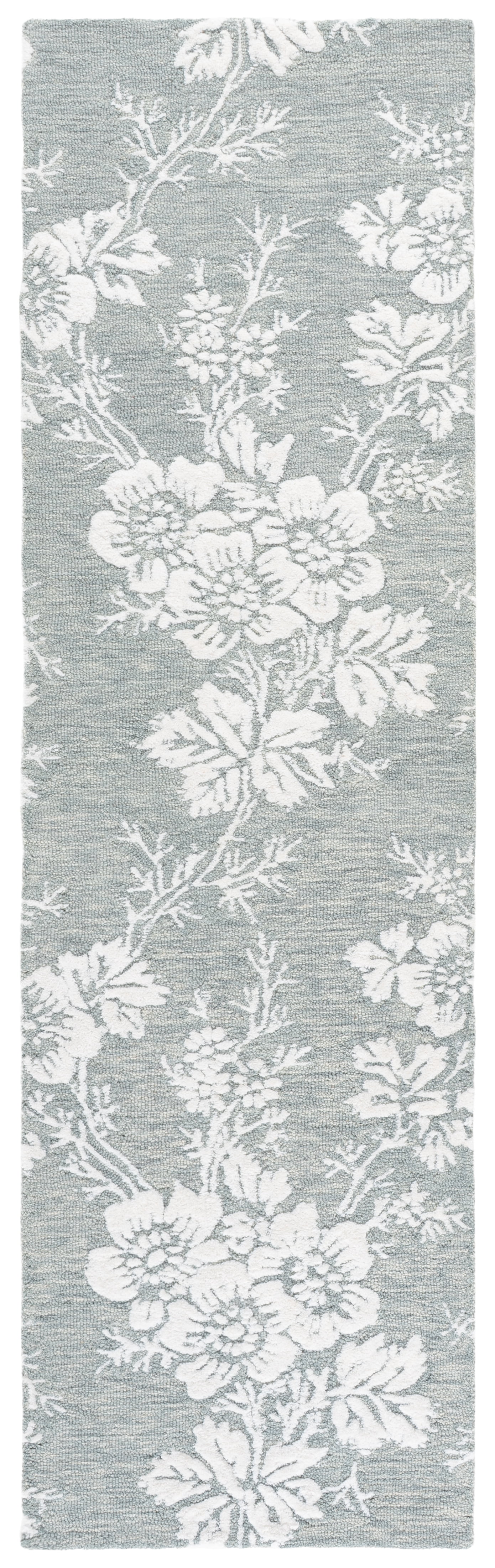 Safavieh Glamour Declan Floral Runner Rug, Blue/Ivory, 2'3" x 8'
