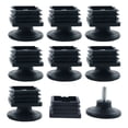 thumbnail image 1 of Uxcell Pies de nivelación ajustables 38 x 38 mm Inserciones cuadradas deslizantes para muebles 8 juegos, 1 of 7