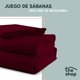 thumbnail image 3 of Juego de Sábanas King Size The Shop, Gris Claro, Microfibra, Material Transpirable, No Alergénico vino, 3 of 7