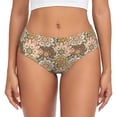 thumbnail image 1 of Fotbe Mandala Calzones Estampados para Mujer – Ropa Interior de Algodón, Cómoda, Suave y Elástica-3X-Large, 1 of 6