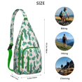 thumbnail image 4 of Botanical Cactus Backpack - Scientific Succulent Print, Durable Outdoor Pack, 4 of 4
