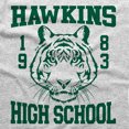 thumbnail image 2 of Stranger Things - Camiseta Hawkins High School para Adultos Unisex (Gris Jaspeado), 2 of 2