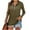 Army Green, variant on UQJfacai Womens Long Sleeve Shirts Quarter Zip Pullover Fall Tunic Tops Ribbed Knit Lapel Collar Casual Cute Blouses Clothes