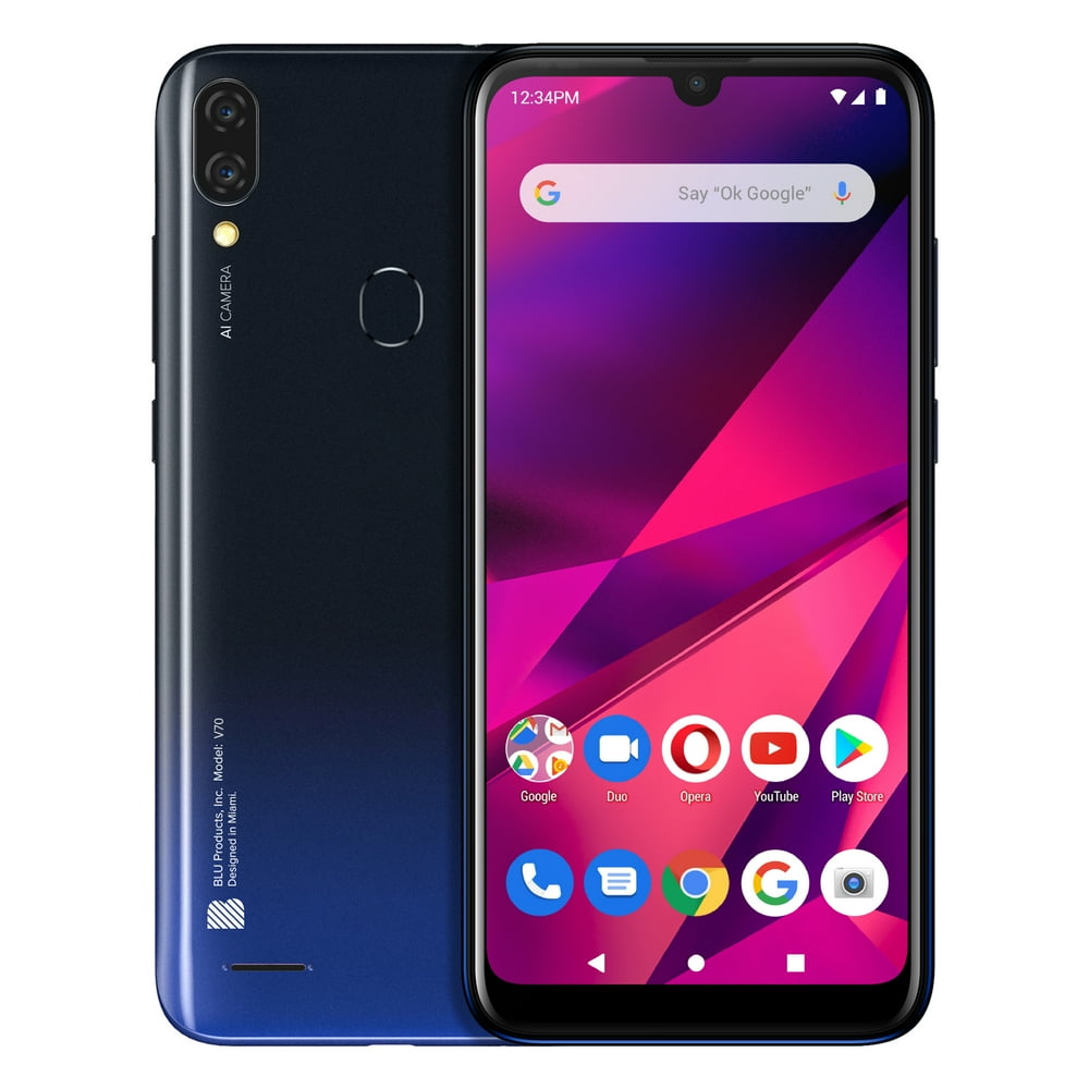 BLU V70 V0530WW 64GB GSM Unlocked SmartPhone Black