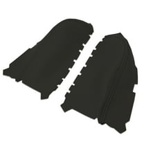 DNA Motoring ZTL-Y-0059 For 2009-2015 Honda Pilot Pair Front Door Panels Card Armrest Leather Cover Black 10 11 12 13 14