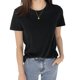 thumbnail image 3 of Camiseta Mujer Jumpingount Verano Cuello Redondo Manga Corta Negro M, 3 of 7