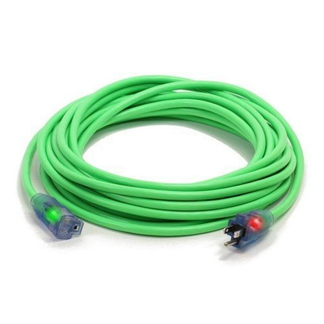 Century Wire & Cable 250590 100 ft. 1.67 Green Pro Glo Extension Cord