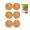 6, variant on 2/4/6/8/10 Pack Natural Coconut Fiber Plant Pot Mulch Disc,7.87 Inch Round Coco Coir Weed Prevent Soil Protection Mat(2pc)