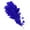 Dark blue, variant on EHJRE Dyed Chicken Feather Sprays On Wire Craft Embellishment for DIY Craft Blue