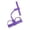 Purple, variant on erfcxs Sit Up Pull Rope Foot Pedal Abdominal Exerciser Multi-function Resistance Band
