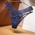 thumbnail image 2 of HBYJLZYG Hollow Ice Silk Underwear Bare Hips Thong, Women Sexy Lace Underwear Lingerie Panties Hollow Ladies Low Waisted Underpants, 2 of 3