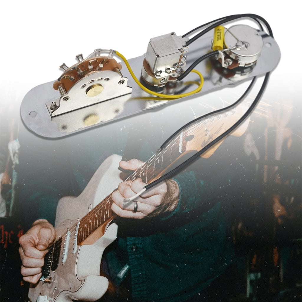 Guitar Control Plate Featuring Push Pull Wiring Harness Switches Knobs Suitable for Diverses Sound Selection and Durabil