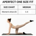 thumbnail image 3 of Cute Floral Pattern Yoga Socks for Women – Breathable Grip Ankle Socks with Ruffle Top, US Size 5-9, 3 of 6