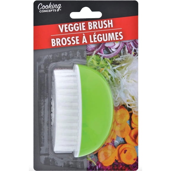 Kitchen Fruit and Vegetable Brush, Green