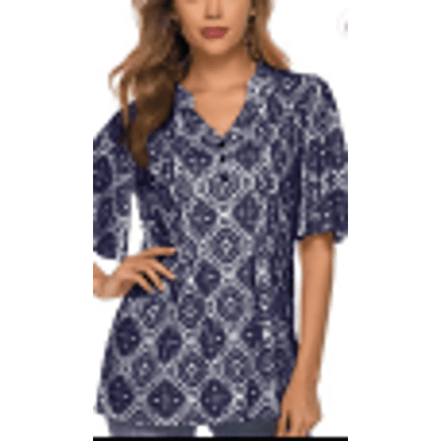 Blouse à Manches Imprimée Ample pour Femmes Blouses Régulières Tops Délicats Respirants Tops Délicats Finition Fine Halloween m Type-36