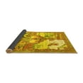 thumbnail image 2 of Ahgly Company Indoor Rectangle Animal Yellow Traditional Area Rugs, 8' x 10', 2 of 4