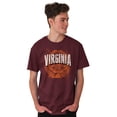 thumbnail image 5 of Virginia VA Student Campus Pride Men's Graphic T Shirt Tees Brisco Brands 3X, 5 of 6