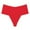 Red, variant on Xuniizn Panties for Women High Waist Casual Solid Color Light Weight Breathable Elastic Underwear Comfortable Seamless Underwear Gifts for Women