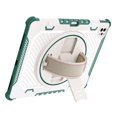 thumbnail image 6 of SaniMore Case for iPad Pro 12.9 Case 2018/2020/2021/2022, Hand Rope + Pen Holder + Hidden Kickstand Lens All-inclusive Anti-drop Shockproof Heavy Duty Protective Case For iPad Pro 12.9", Green, 6 of 19