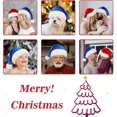 thumbnail image 4 of Ludolm Santa Hat Sequin Christmas Hat for Adult Party Hat for New Year Xmas, 4 of 7