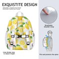 thumbnail image 5 of Lemon Backpack for School,Cute School Bag,Schoolbag with Adjustable Shoulder Straps & Padded Back,15"x11.42"x5.5", 5 of 6