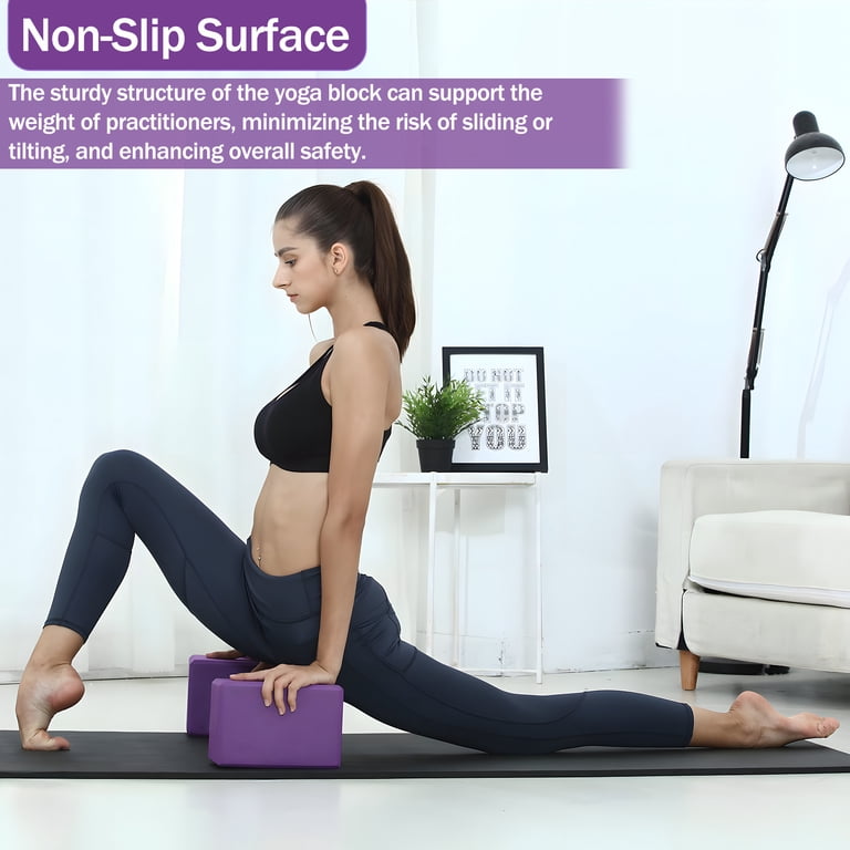 Yoga Block and Strap Set With Metal D-Ring photo 3