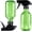 Green, variant on 2 Pack 360° Spray Bottles, 10 oz Plastic Small Containers with Adjustable Spray Nozzles, Spray Bottles for Hair, Cleaning Solutions, BBQ and Plants Clear