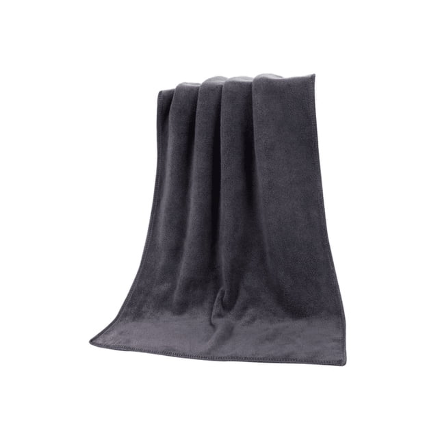 Toallas de baño de microfibra, absorbentes y de secado rápido, paquete de 1 toalla de microfibra gris, toalla de baño súper absorbente de secado rápido para adultos y niños