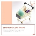 thumbnail image 5 of Niceauty Golden Cosmetic Sponge Holder Portable Makeup Puff Storage Rack with Ventilated Cart Design, 5 of 8