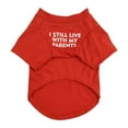 thumbnail image 1 of Pet Clothes Pug Round Neck T Shirt Comfortable Cute Teddy Small Dog Cat Apparel, 1 of 4