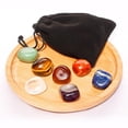 thumbnail image 4 of Wosthever Juego de piedras de yoga de 7 piezas Equilibrio Vacaciones Boda Hogar Comedor Bar Adorno Colorido Regalos de cumpleaños para mujeres Uniforme atlético, 4 of 6
