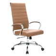 thumbnail image 1 of LeisureMod Benmar High-Back Leather Office Chair, 1 of 5