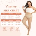 thumbnail image 5 of Yilanmy 2 Pairs Plus Size Pantyhose for Women 20D Sheer High Waist Tights, 5 of 7