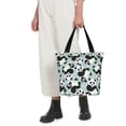 thumbnail image 5 of Fuzoiu Panda And Eucalyptus Print Large Capacity Shoulder Bag for Women,Large Capacity Office Purse,Laptop Tote Bag,Casual Everyday Tote for Work Beach Travel and Shopping Grocery, 5 of 6