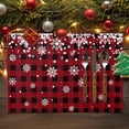 thumbnail image 2 of Christmas Placemats Set of 4, Snowflake Place Mats Winter Snow Red Black Buffalo Plaid Placemat Table Decoration for Kitchen Table Dinner Xmas Holiday Party Home Decor Indoor Outdoor 13x19 Inch, 2 of 9