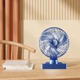 thumbnail image 7 of EUDIDV Mini Fan Portable Table Fan, Rechargeable Battery Operated Desk Fan With LED , Quiet Table Fan For Home, 180° Adjust Tilt, 3 Speeds Settings, Portable Fan For Office, Kitchen USB Fan Portable, 7 of 7