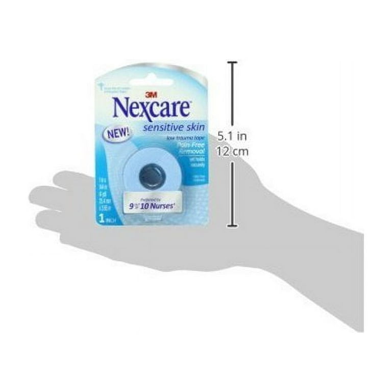 Nexcare Strong Hold Pain-Free Removal First Aid Tape, Sensitive Skin, 1/Roll