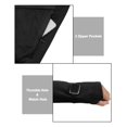 thumbnail image 4 of Little Donkey Andy Men's Thermal Hybrid Running Jacket Lightweight Breathable Warm Insulated Hiking Jacket Black S, 4 of 7